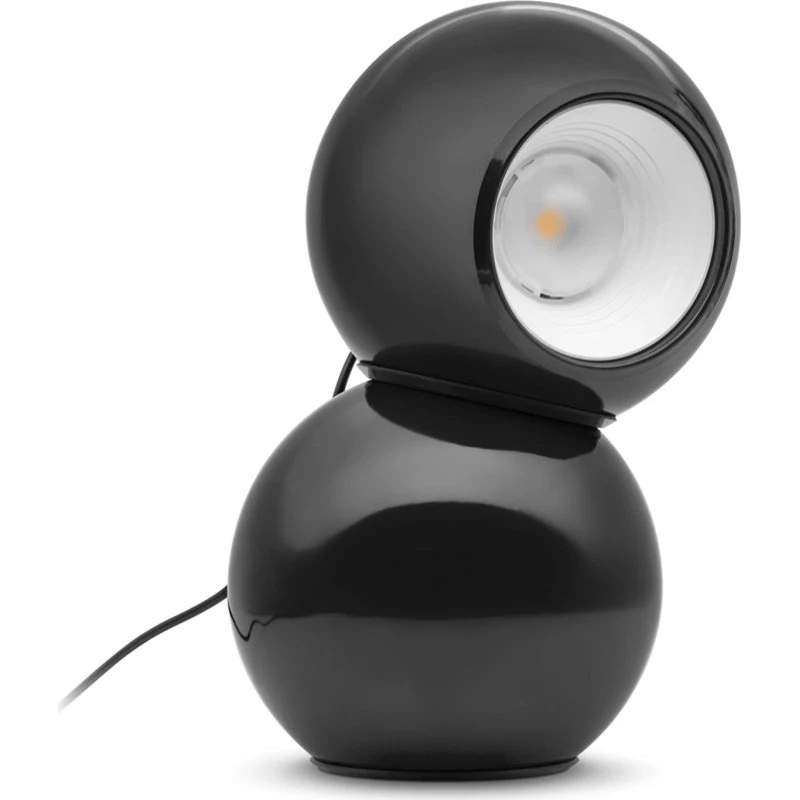 Lampa stołowa LED Stilnovo Gravitino, czarna, 24,9 cm