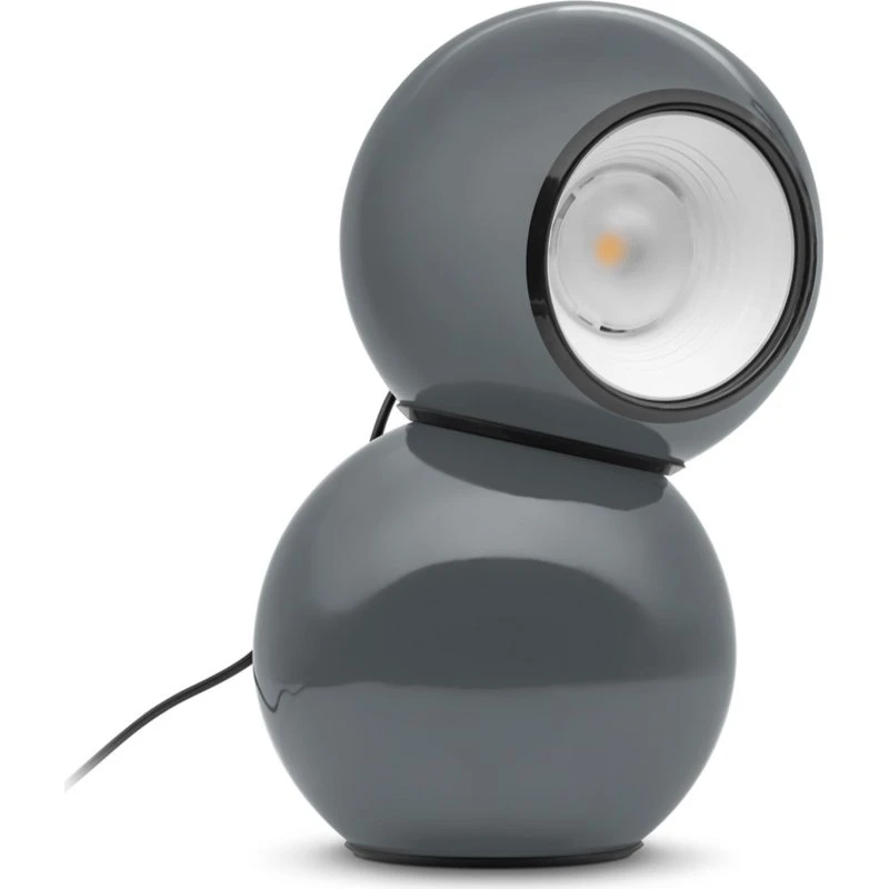 Lampa stołowa LED Stilnovo Gravitino, szara, 24,9 cm