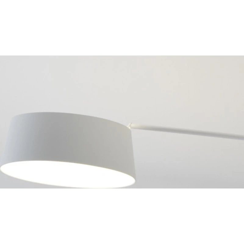 Lampa łukowa Stilnovo Oxygen FL1 LED, biała, 212 cm