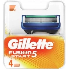 Gillette Fusion 5 Wkłady Ostrza 4 szt. Oryginalne, Germany