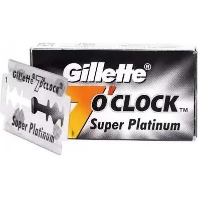 Gillette 7 O'Clock Super Platinum 10 szt. (czarne)