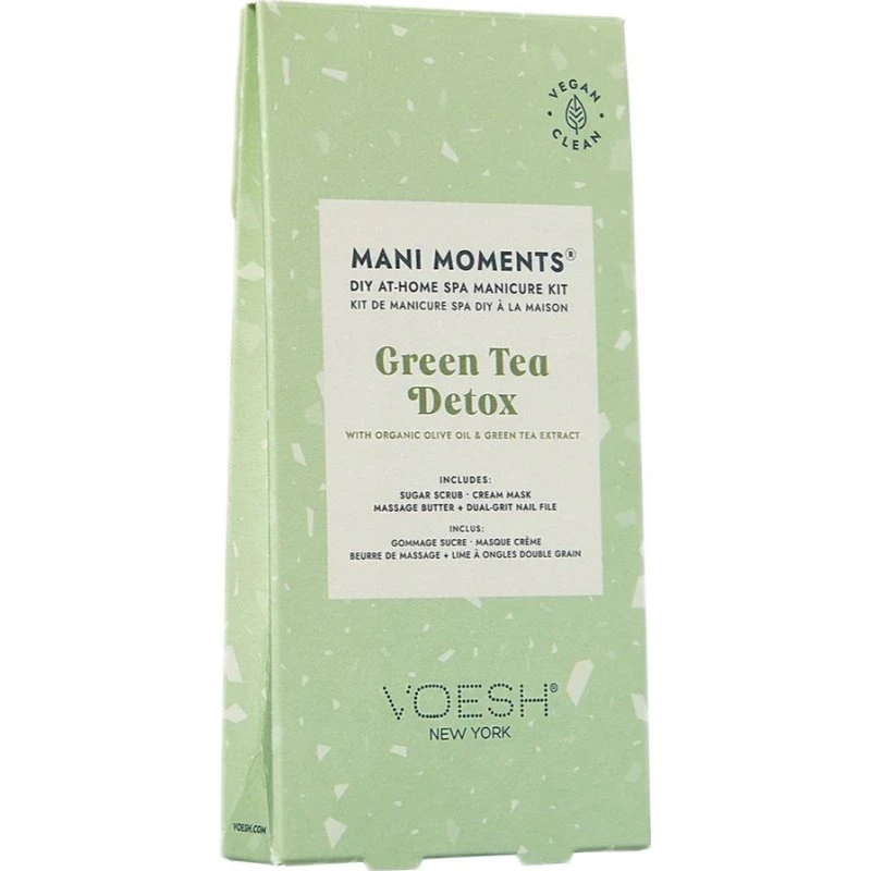 VOESH Mani Moments zestaw do 3-etapowego manicure Green Tea Detox