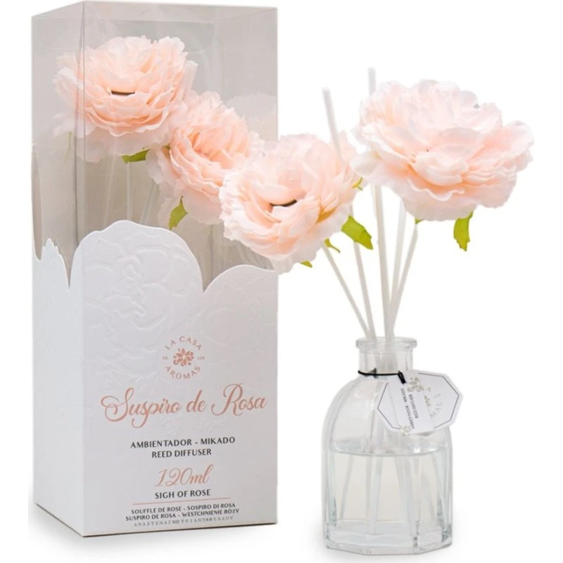La Casa de los Aromas Flower patyczki zapachowe Westchnienie Róży 120ml