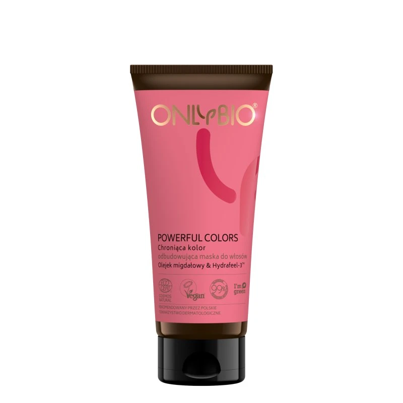 ONLYBIO Powerful Colors Chroniąca kolor maska do włosów 200 ml