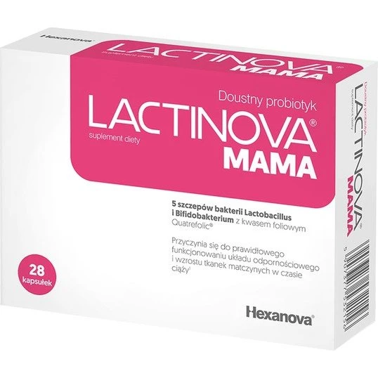 Lactinova Mama 28 kapsułek – probiotyk dla kobiet