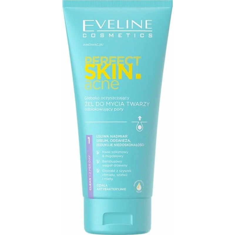 Eveline Perfect Skin.acne Głęboko Oczyszczający Żel 150 ml