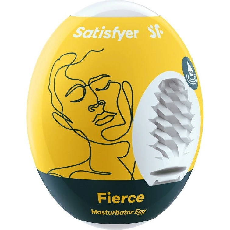 Satisfyer Egg Fierce - Kompaktowy masturbator w kształcie jajka