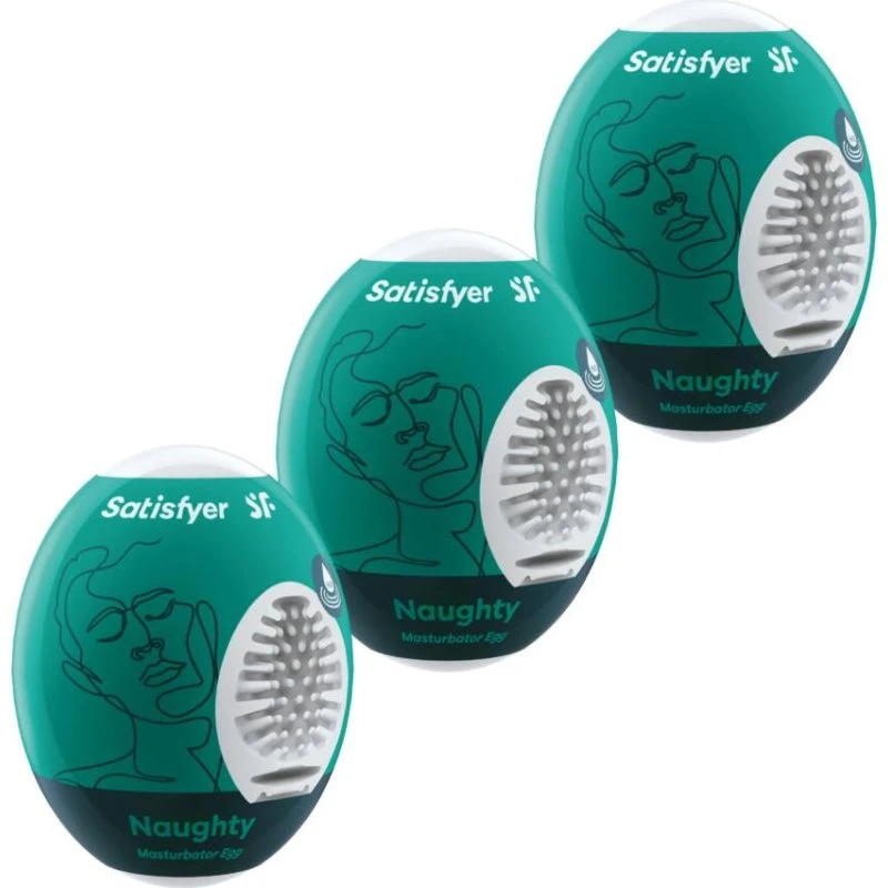 Satisfyer Masturbator Eggs Naughty - zestaw jajek do masturbacji