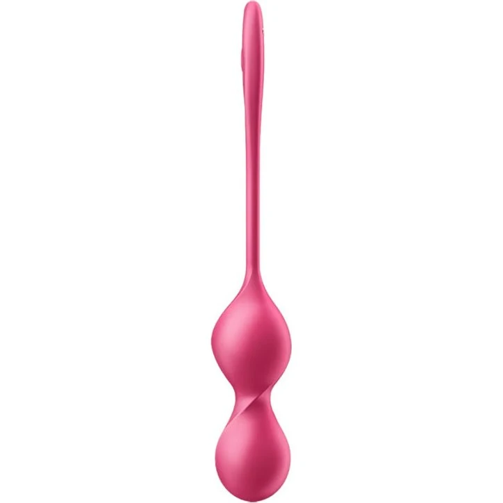 Satisfyer Love Birds 2 kulki do ćwiczeń mięśni kegla, czerwone
