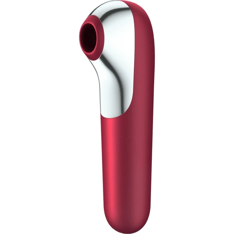 Satisfyer Dual Love wibrator ssący Red