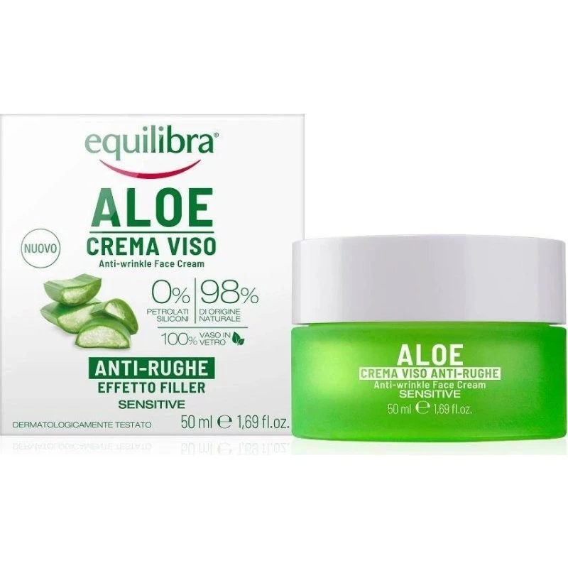 Equilibra Aloe Anti-Wrinkle 50ml – krem przeciwzmarszczkowy z aloesem