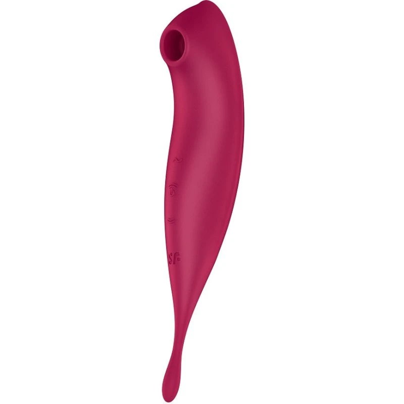 Satisfyer Twirling Pro+ wibrator pulsujący Dark Red