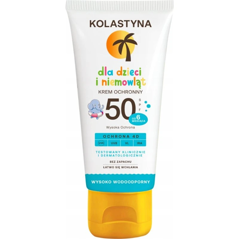 KOLASTYNA Krem ochronny dla dzieci SPF 50, 75 ml