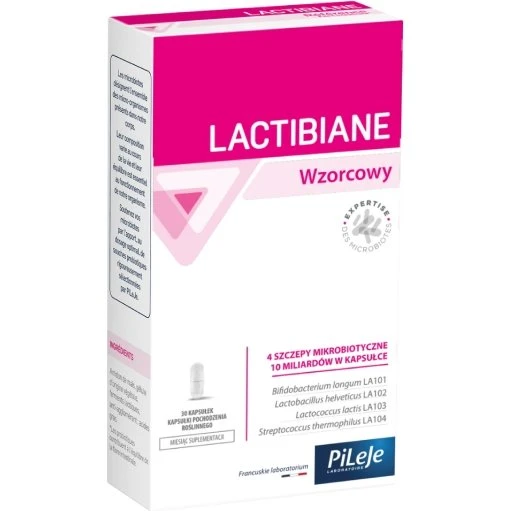 PiLeJe Lactibiane Wzorcowy 30 kapsułek – probiotyk 10 mld