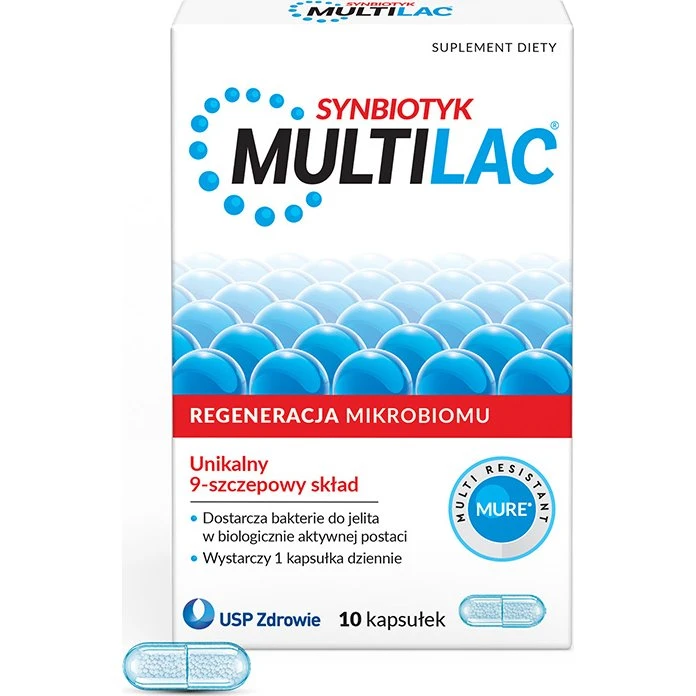 Multilac Synbiotyk 10 kapsułek