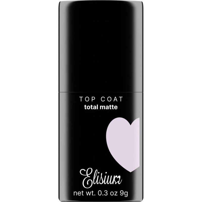 Elisium Top Coat Total Matte Black Confetti 9g