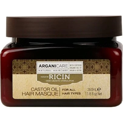 Arganicare Castor Oil maska stymulująca porost włosów 350ml