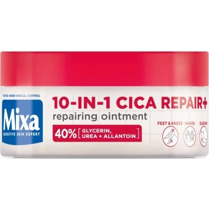 MIXA Cica Repair+ Skoncentrowany krem regenerujący 10w1 150ml