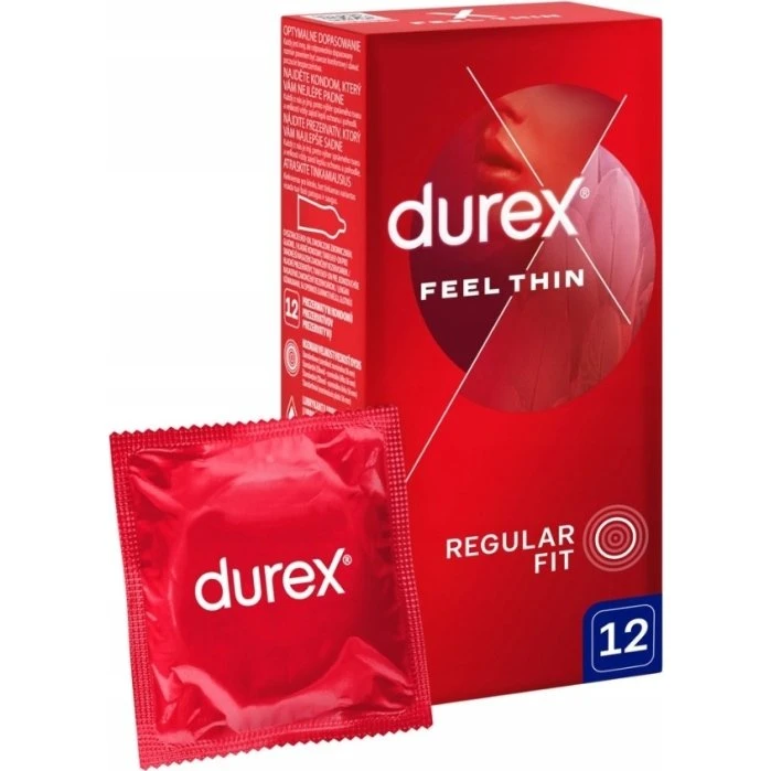 Durex Feel Thin Classic prezerwatywy cienkie 12 sztuk