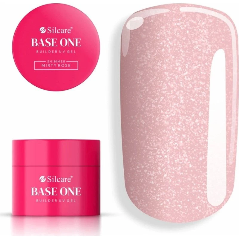 Silcare Base One Shimmer Misty Rose żel budujący 15g