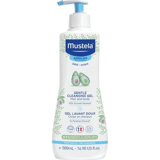 Mustela Gentle Cleansing Gel żel do mycia ciała i włosów 500ml