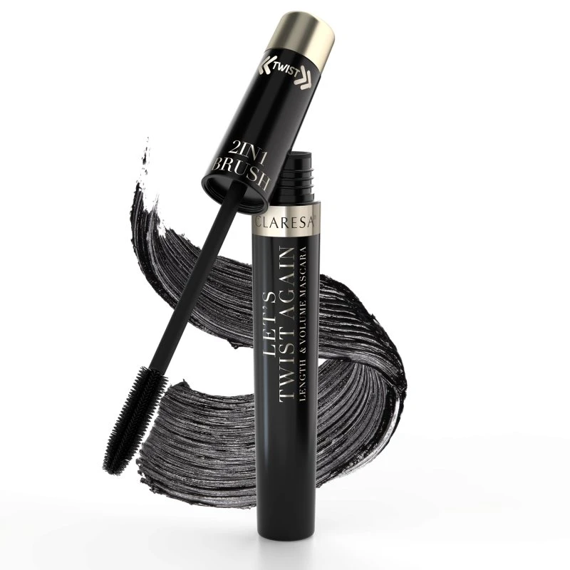 Claresa Let's Twist Again Tusz do Rzęs Czarny 7g