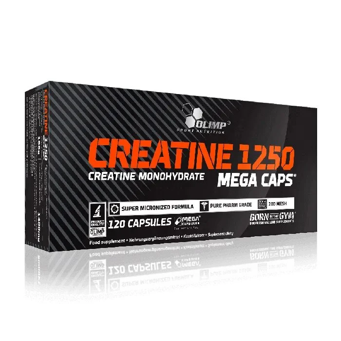 Olimp Creatine 1250 Mega Caps 120 Kapsułek Kreatyna Monohydrat