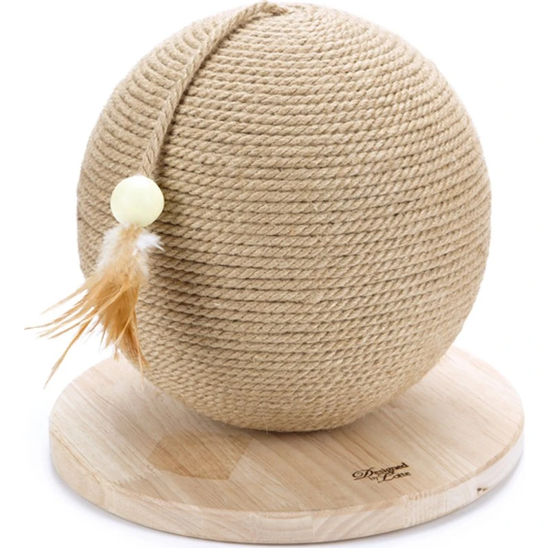 Designed by Lotte Drewniana Piłka do Drapania Balty M - 30x27 cm