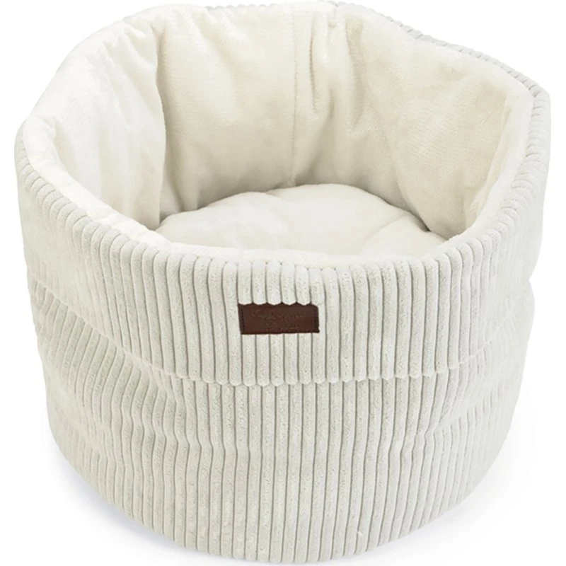 Designed by Lotte Koszyk dla kota Ribbed jasnoszary, Ø 50 cm
