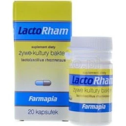 LactoRham Żywe kultury bakterii 20 kaps.