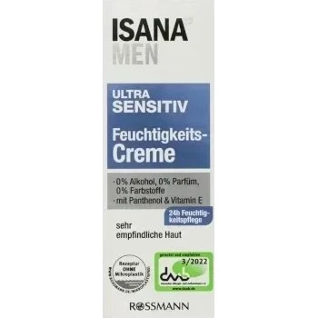 ISANA MEN Ultra Sensitive Krem Nawilżający 75 ml