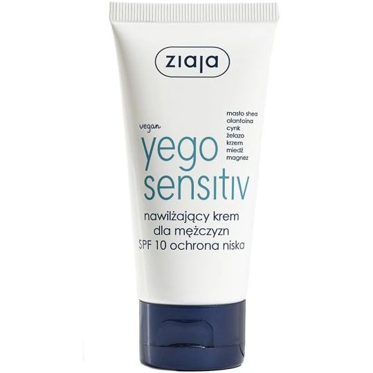 Ziaja Yego Sensitiv Krem Nawilżający Dla Mężczyzn SPF10 50ml