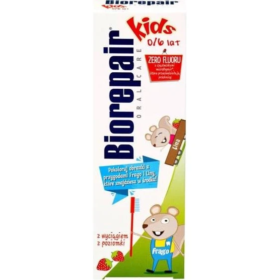 Biorepair Kids Wild Strawberry 50ml bez fluoru