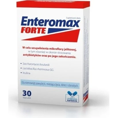 Enteromax Forte 30 kapsułek