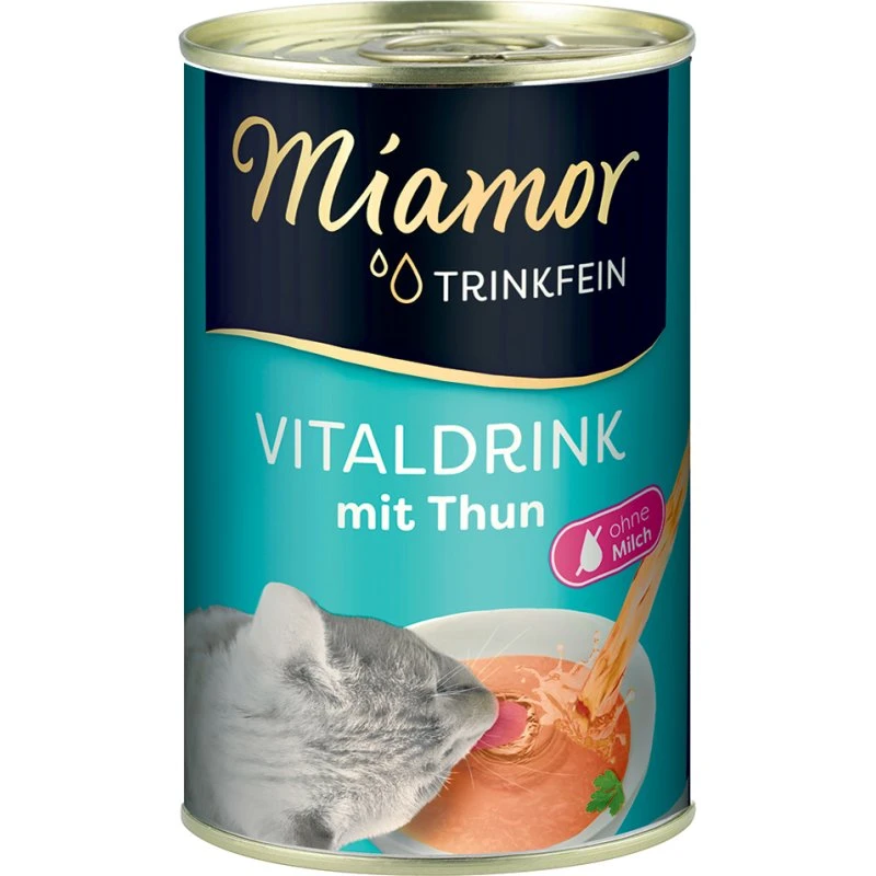 Miamor Vitaldrink napój dla kota Tuńczyk, 18 x 135 ml