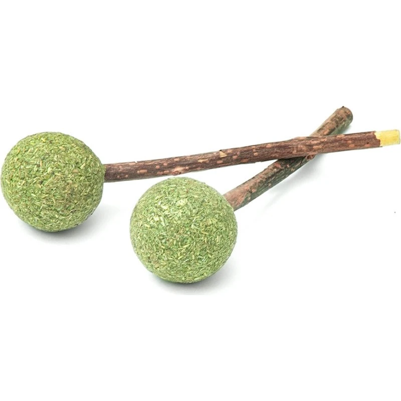 Aumüller Lolli zabawka dentystyczna dla kota z silver vine (2 szt.)