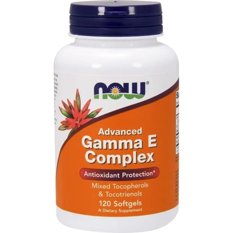 Now Foods Gamma E Complex - Witamina E (Tokoferole i Tokotrienole) 120 kaps.