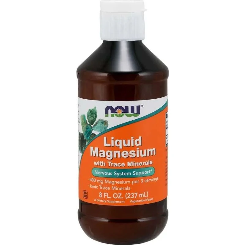 Now Foods Magnez w płynie 237 ml