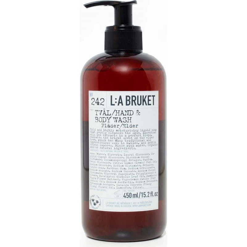 L:A Bruket Mydło do rąk i ciała 242 Elderflower 450 ml