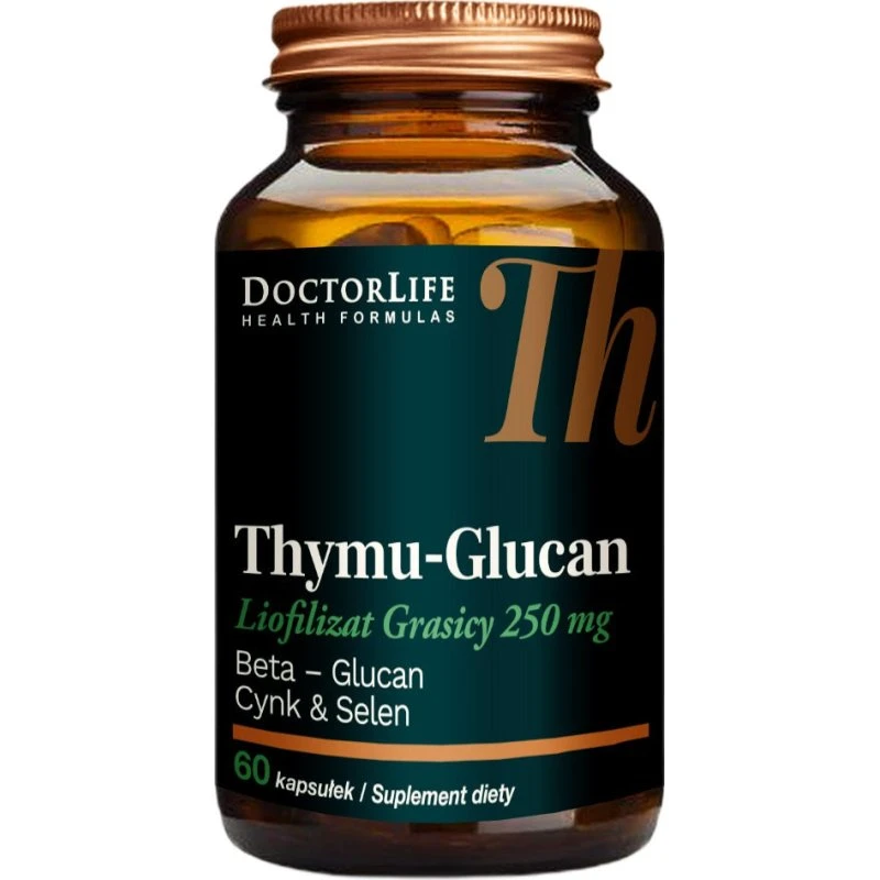 Doctor Life Thymu-Glucan hydrolizat grasicy i betaglukan 60 kaps.