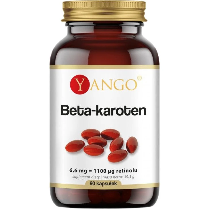 YANGO Beta-karoten Prowitamina A, 90 kapsułek