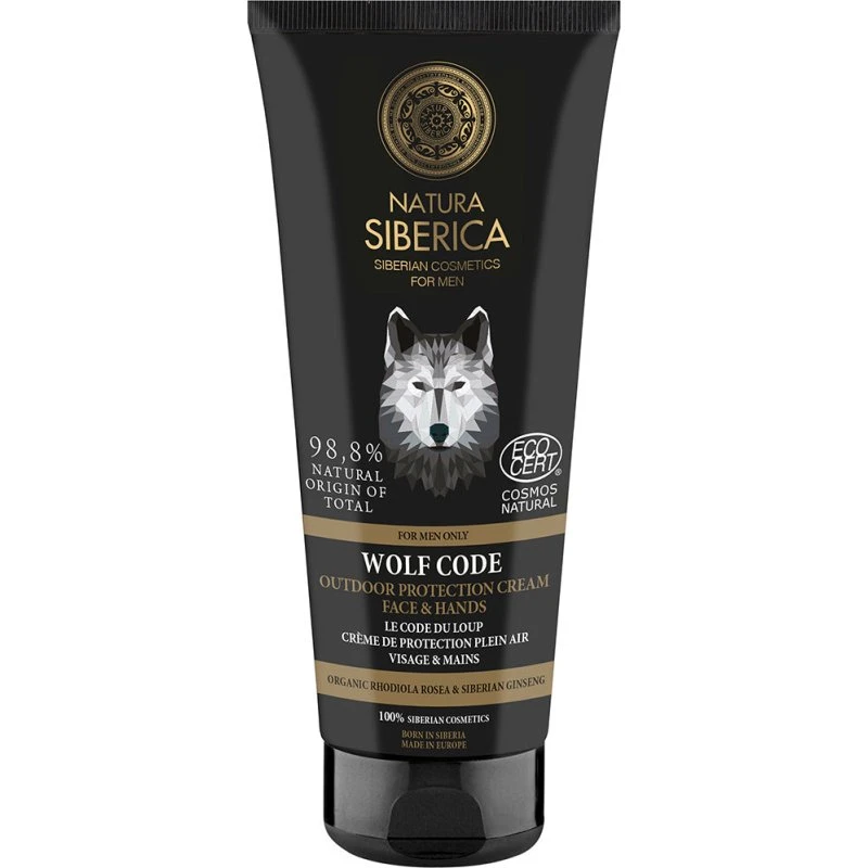 Natura Siberica Men Wolf Code krem ochronny do twarzy i dłoni 80ml