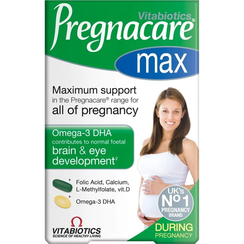 Vitabiotics Pregnacare Max suplement diety dla kobiet w ciąży, 84 kaps.