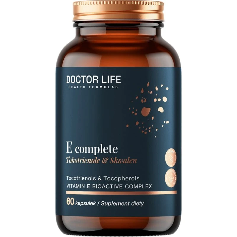 Doctor Life Vitamin E-Complete Vegan 60 kapsułek