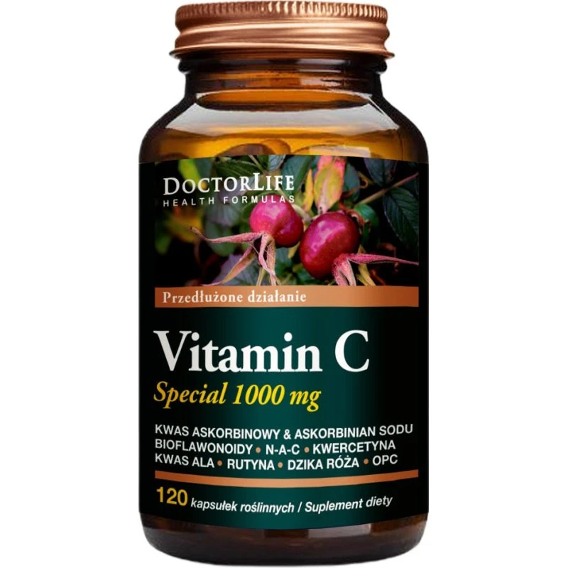 Doctor Life Vitamin C Special 1000mg Timed-Release 120 kapsułek