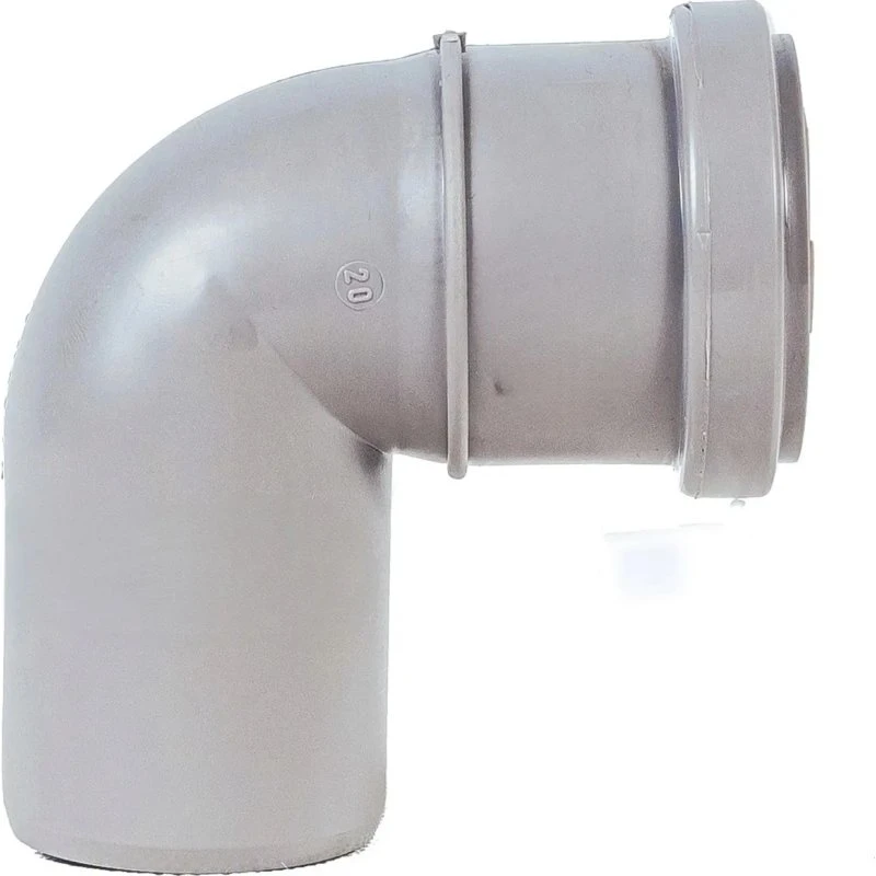 Kolano kanalizacyjne PP 50 mm 90° z uszczelką