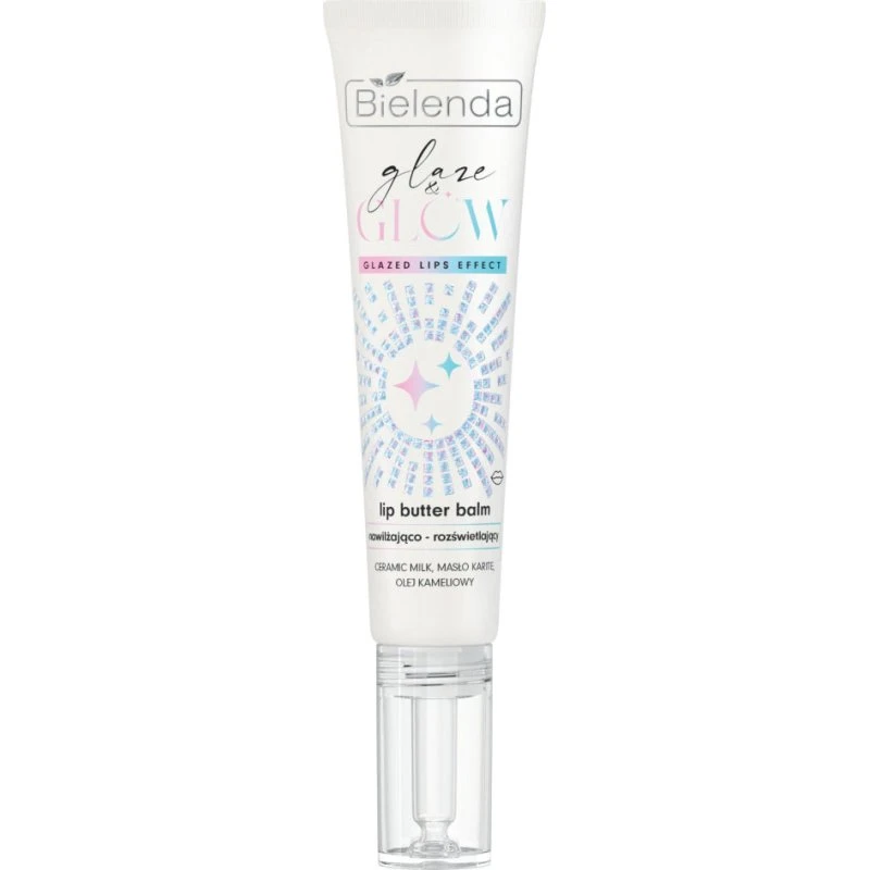 Bielenda Glaze & Glow Lip Butter Balm White Pearl 10g