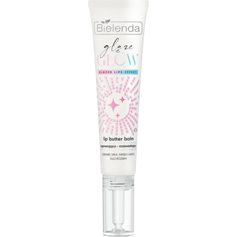 Bielenda Glaze & Glow Lip Butter Balm Rose Pearl 10g