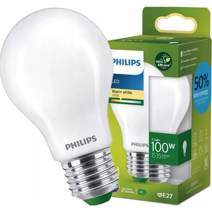 Philips LED CLA 100W A60 E27 2700K 7,3W matowa