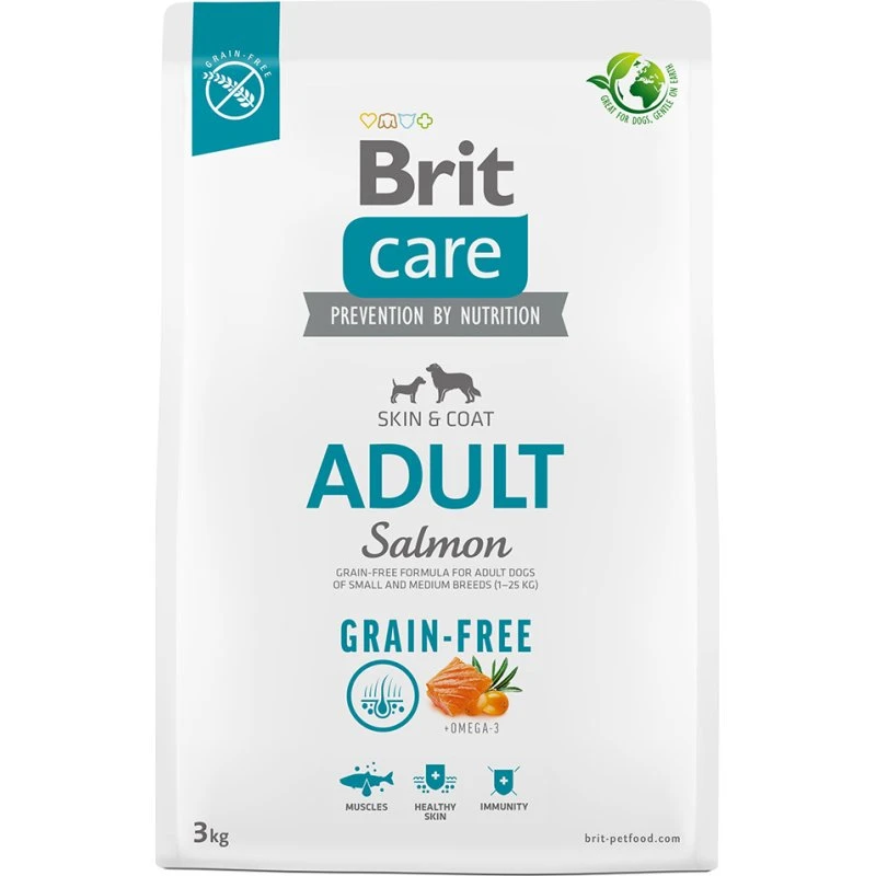 Brit Care Dog Grain-Free Adult łosoś i ziemniaki 3 kg